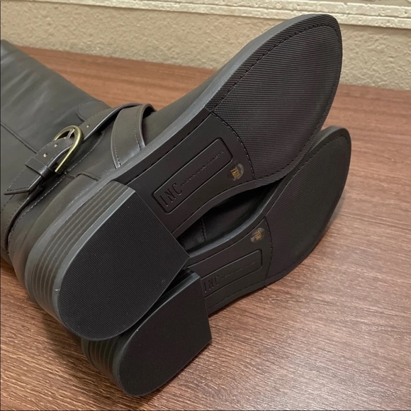 New INC Womens Fadora Leather Studded Riding Boots - Picture 10 of 10